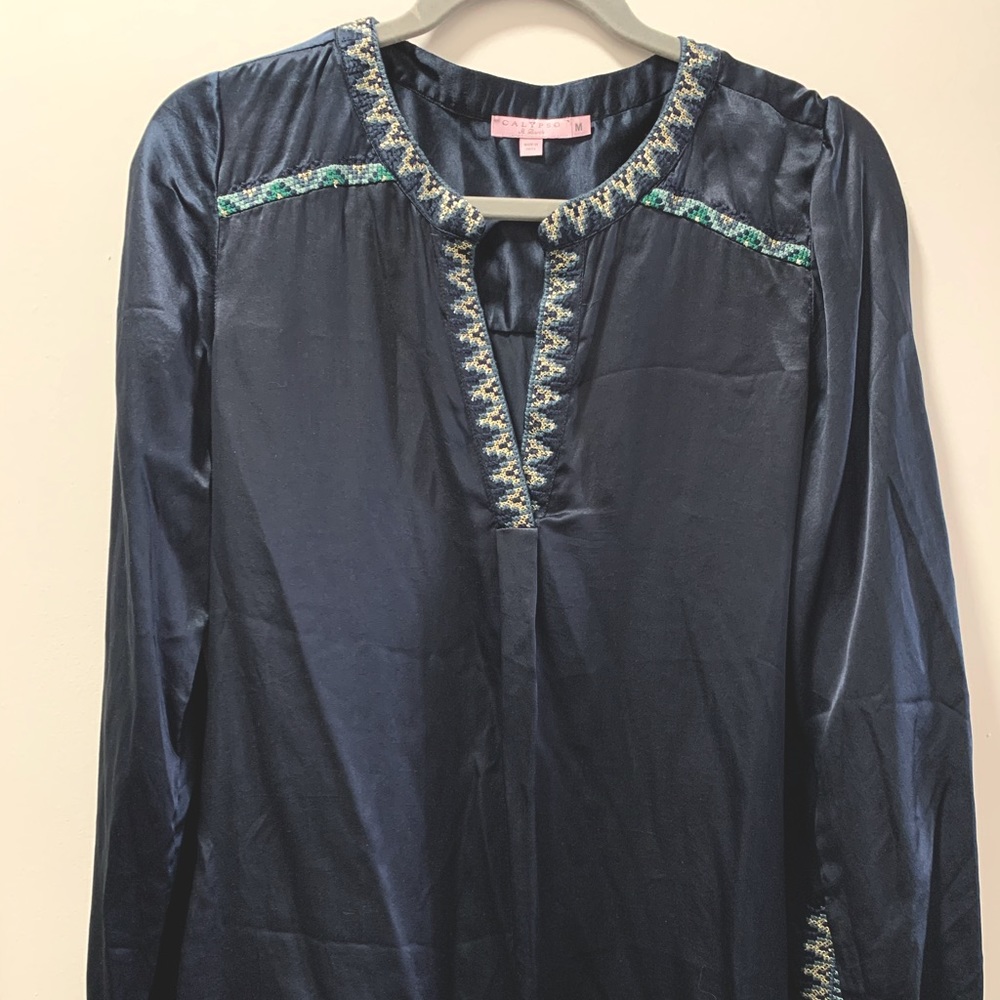 Flowy silk Calypso Top